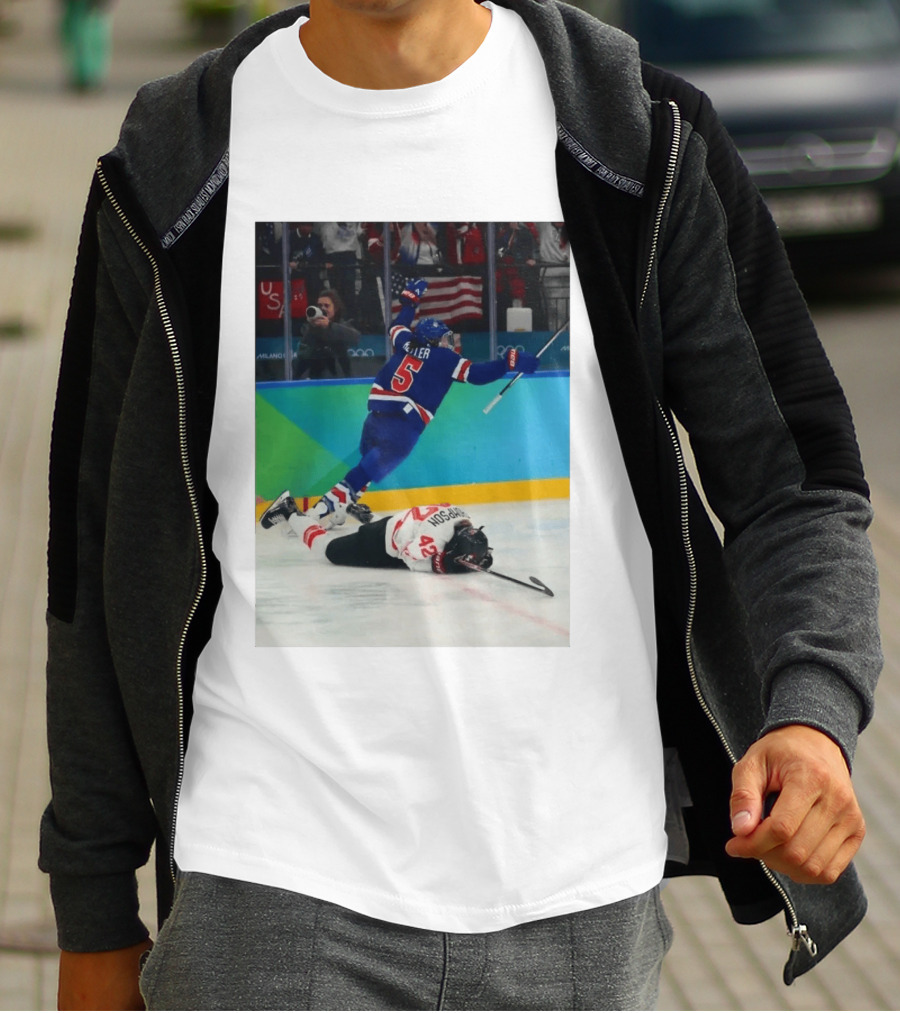 Megan Keller USA Olympic Hockey OT Goal Celebration T-Shirt