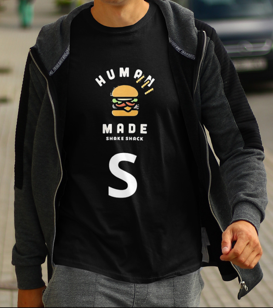 Human Made Shake Shack Hamburger Collaboration S T-Shirt