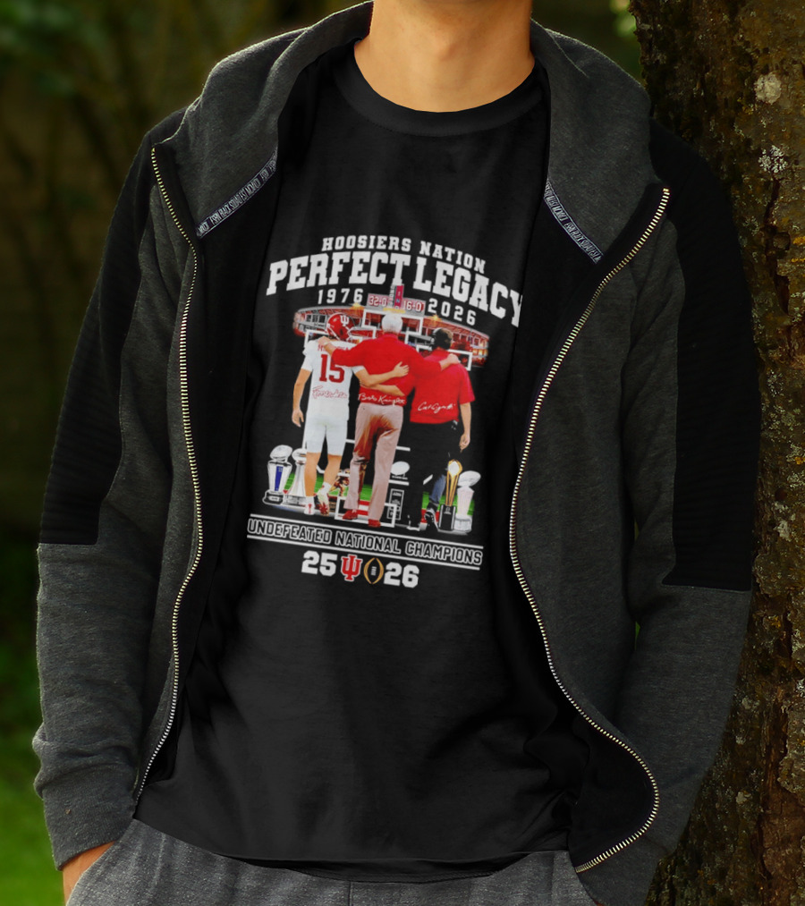 Indiana Hoosiers Coach And Player Nation Perfect Legacy T-Shirt