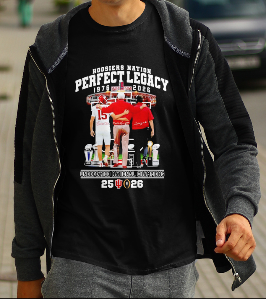 Indiana Hoosiers Coach And Player Nation Perfect Legacy T-Shirt