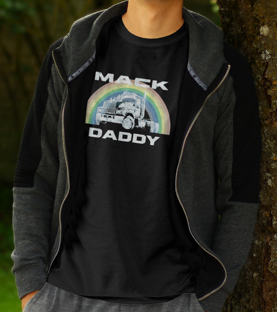 Mack Daddy Vintage Truck Rainbow T-Shirt