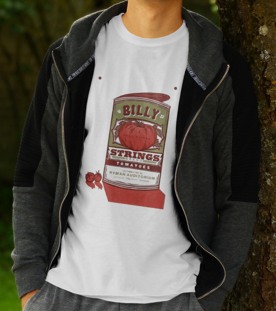 Billy Strings Brand Tomatoes Feb 22 2026 Ryman Auditorium Nashville Hand Picked T-Shirt