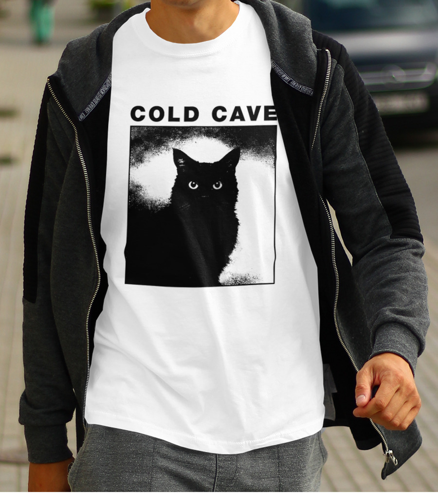 COLD CAVE Cat In Shadow T-Shirt