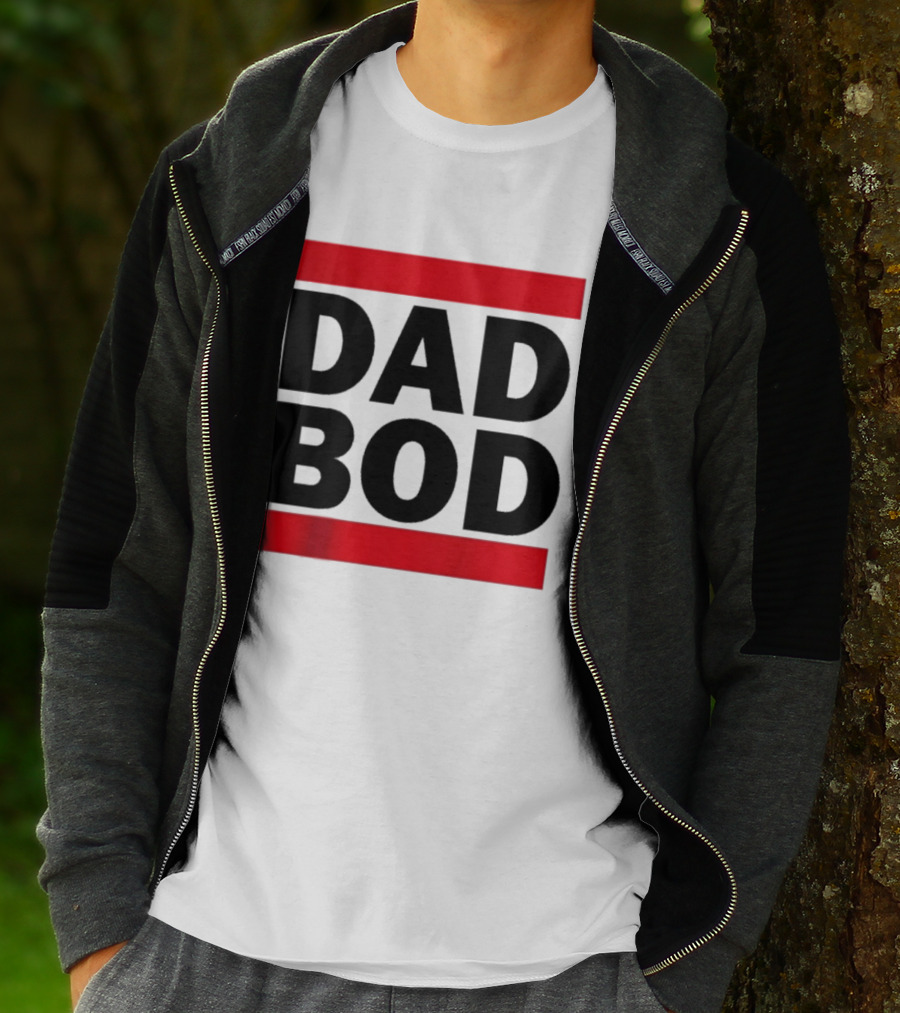 Dad Bod Red Stripes T-Shirt