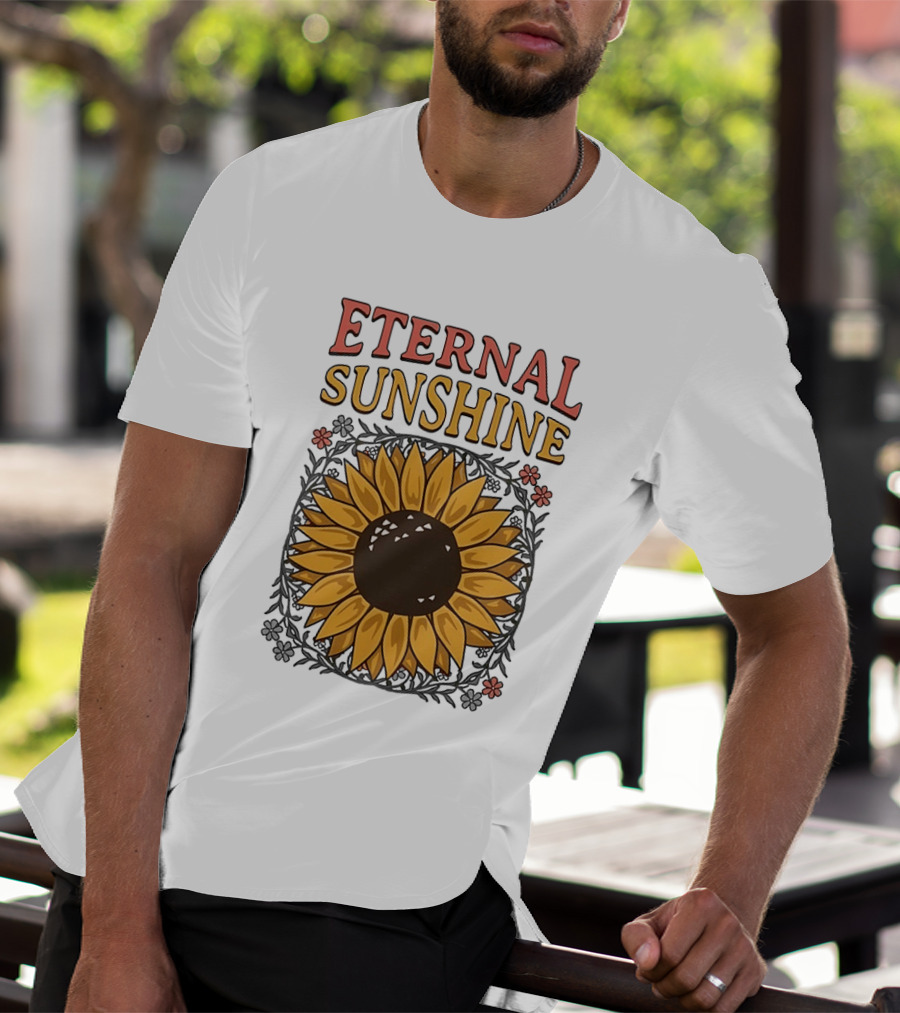 Eternal Sunshine Sunflower Blossom Floral T-Shirt
