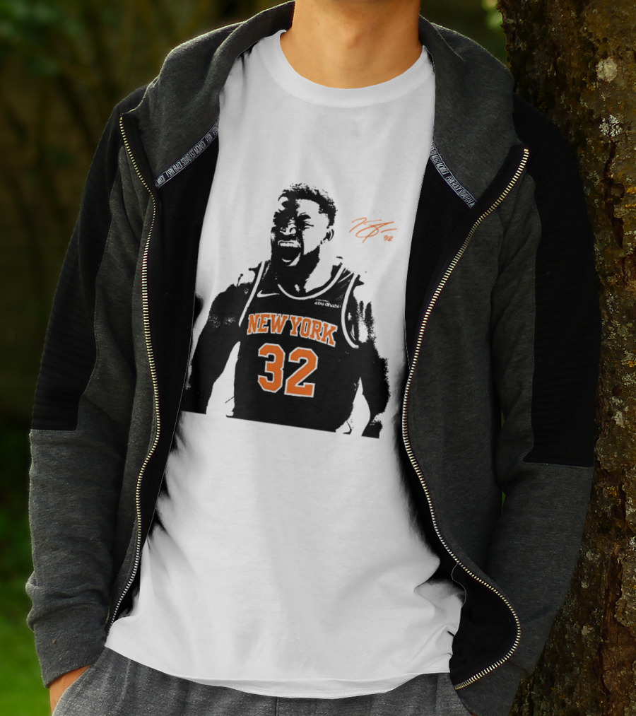 Karl Anthony Towns New York 32 Signature Knicks T-Shirt