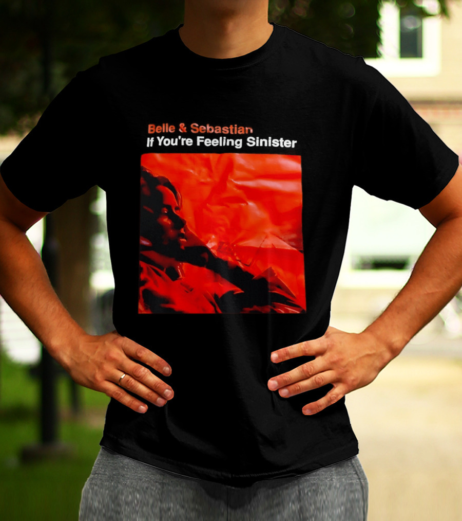 Belle And Sebastian If You're Feeling Sinister Album Art Red T-Shirt