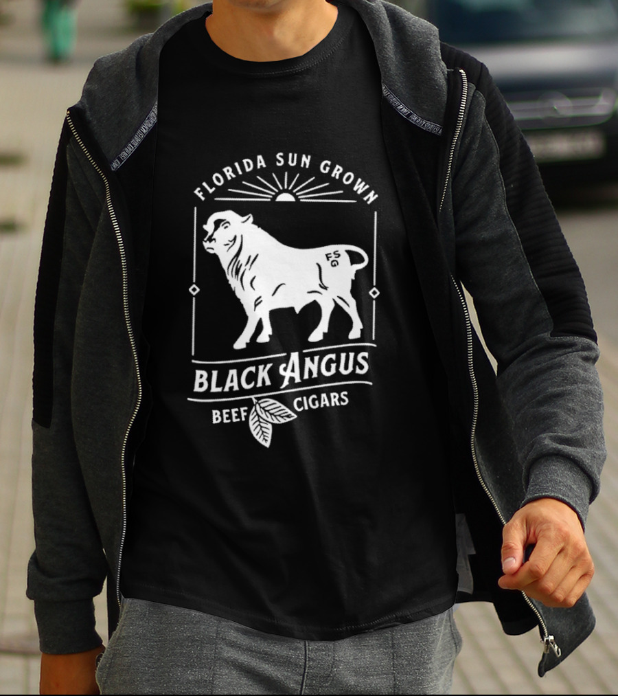 Florida Sun Grown Black Angus Beef Cigars FSG T-Shirt