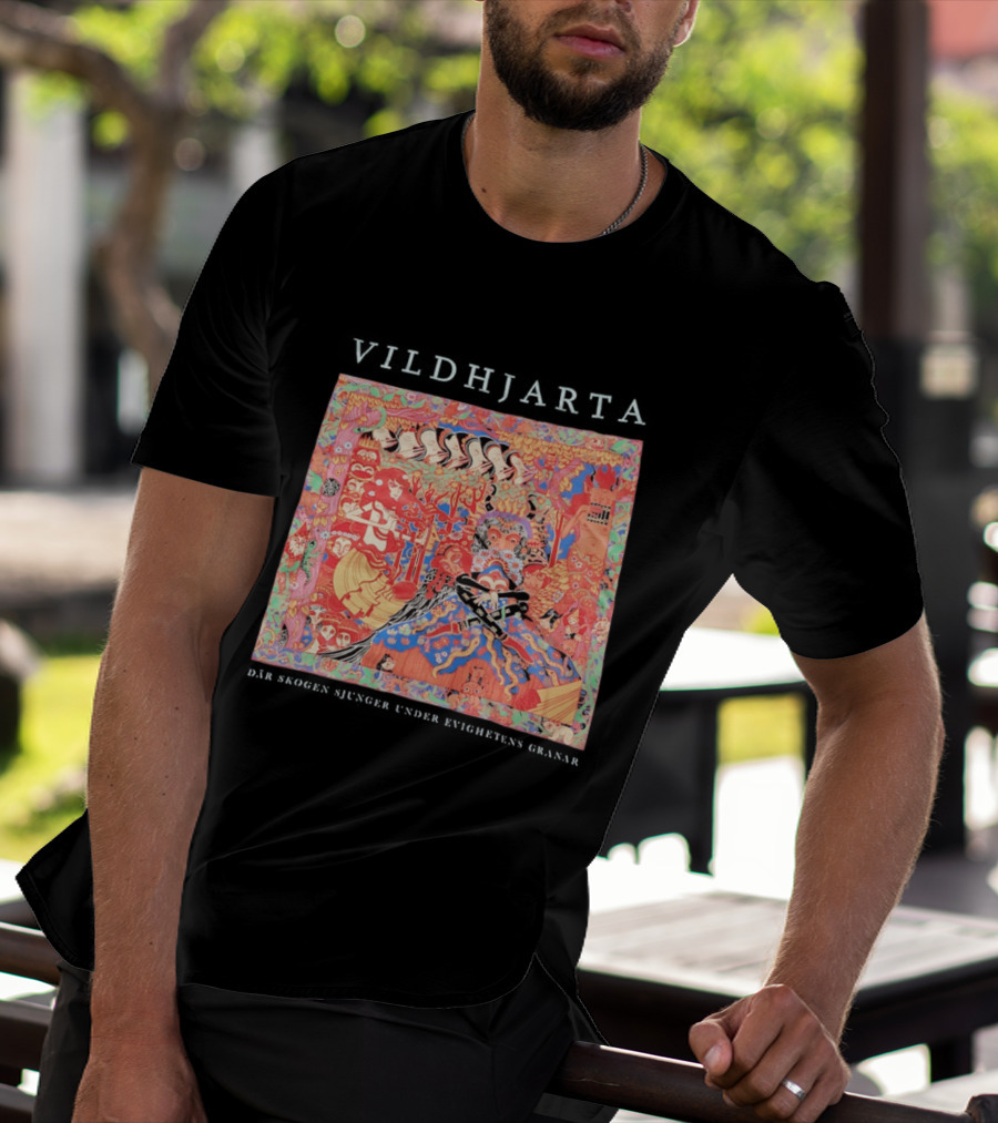 Vildhjarta Där Skogen Sjunger Under Evighetens Granar Psychedelic Fantasy Forest Band T-Shirt