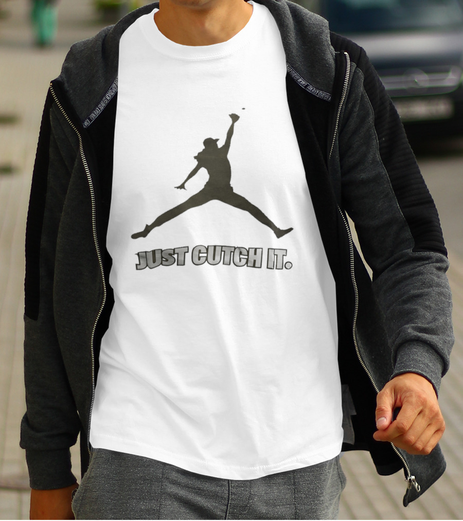 Pittsburgh Pirates Andrew McCutchen Just Cutch It Jumping T-Shirt