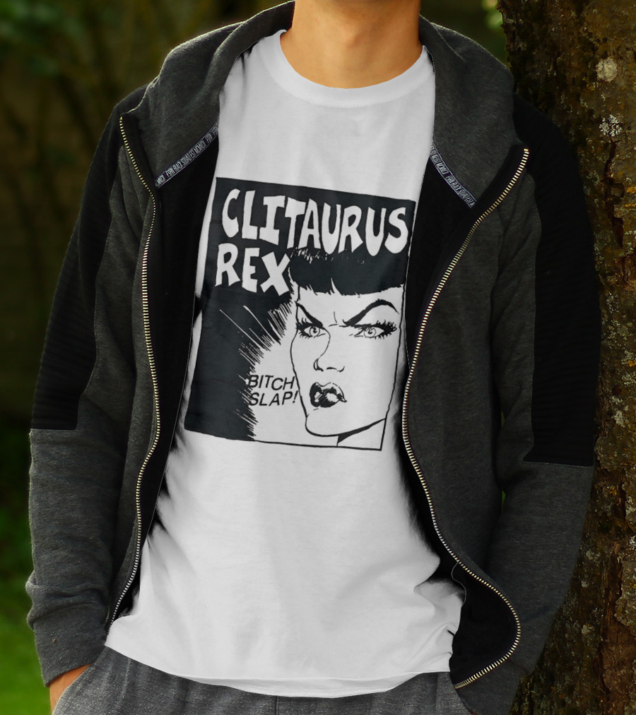 Clitaurus Rex Bitch Slap Retro Punk T-Shirt