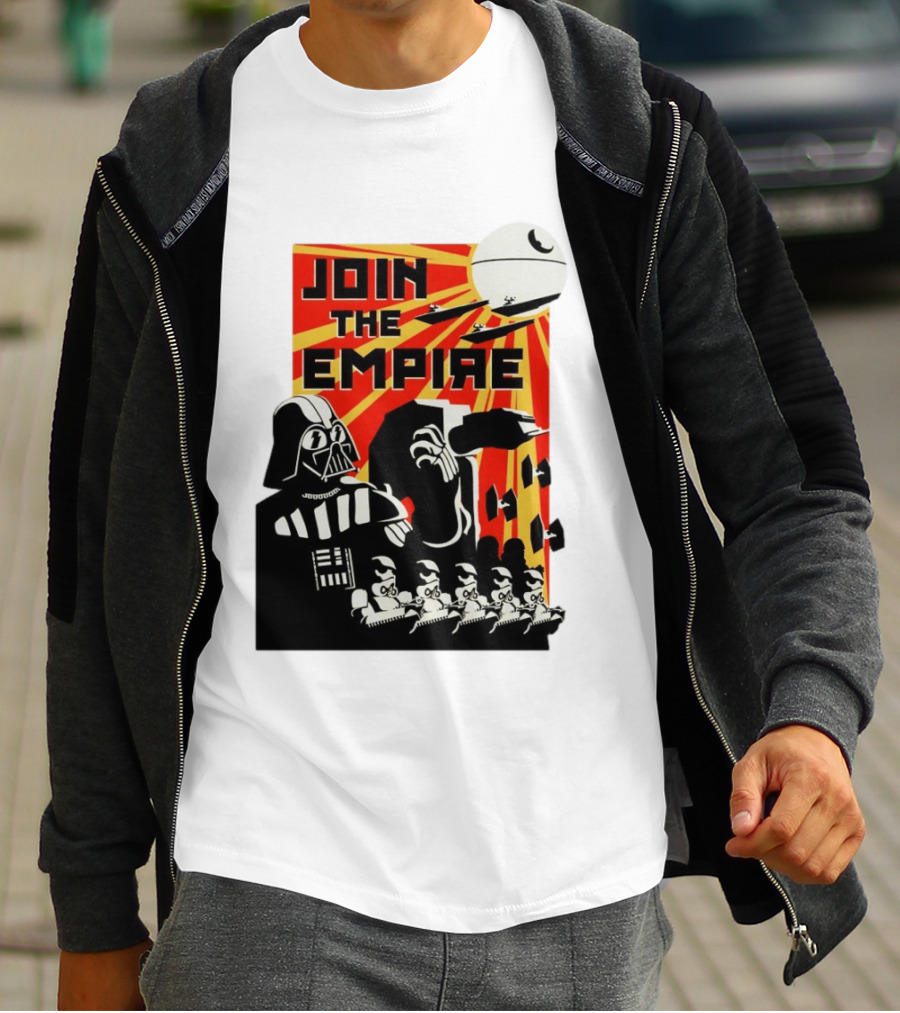 Join The Empire Propaganda Galactic Battle Recruitment T-Shirt