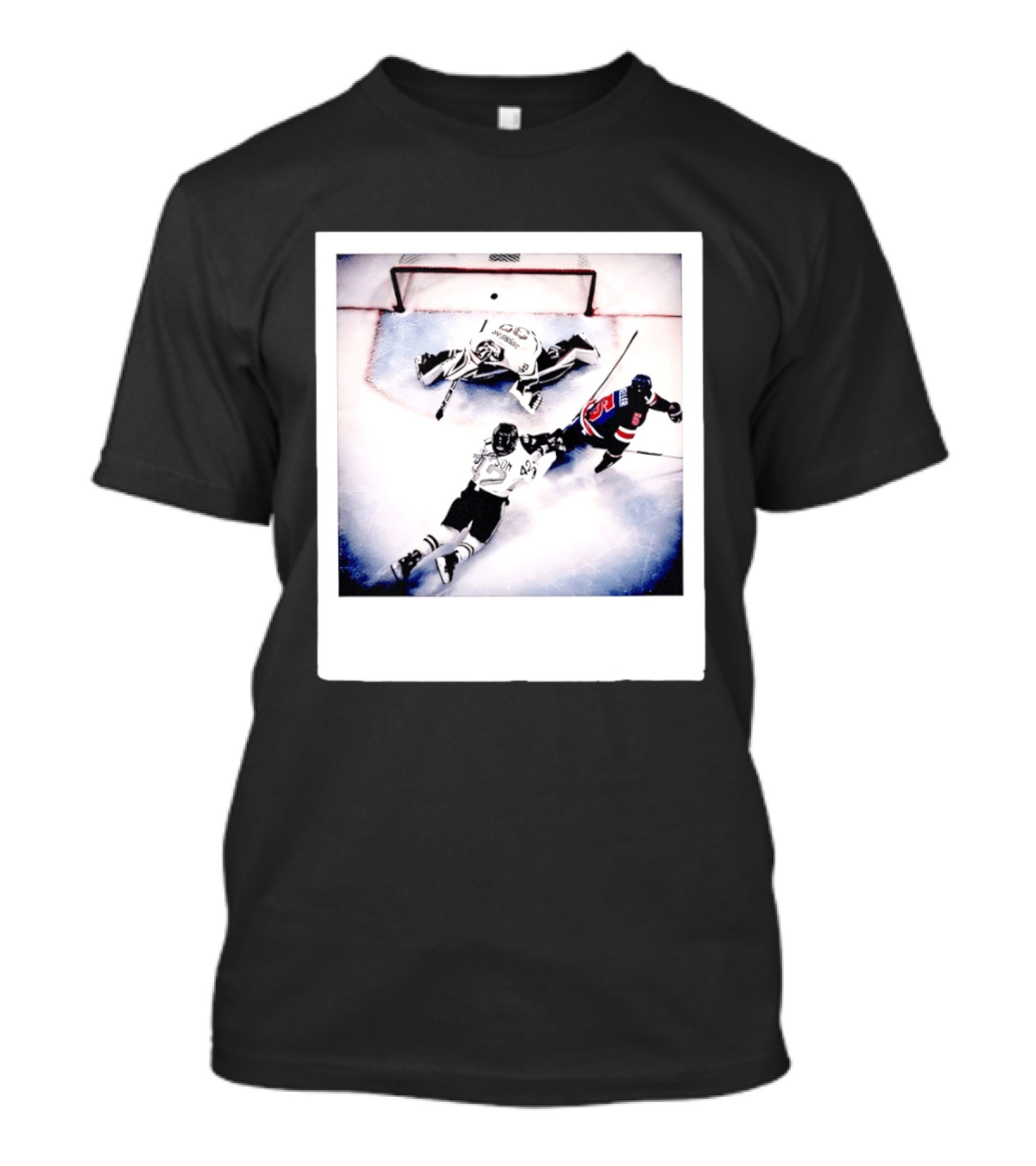 Women's Hockey USA Golden Goal Megan Keller Polaroid Picture T-Shirt