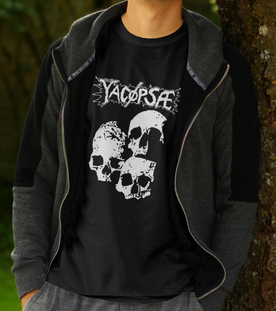Yacopsae Skull Art Punk Band Merchandise T-Shirt