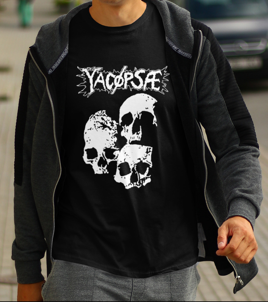 Yacopsae Skull Art Punk Band Merchandise T-Shirt