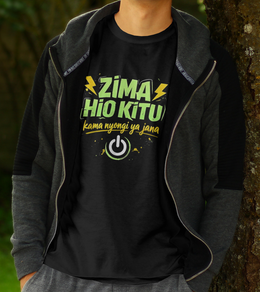 Zima Hio Kitu Kama Nyongi Ya Jana Switch Power T-Shirt