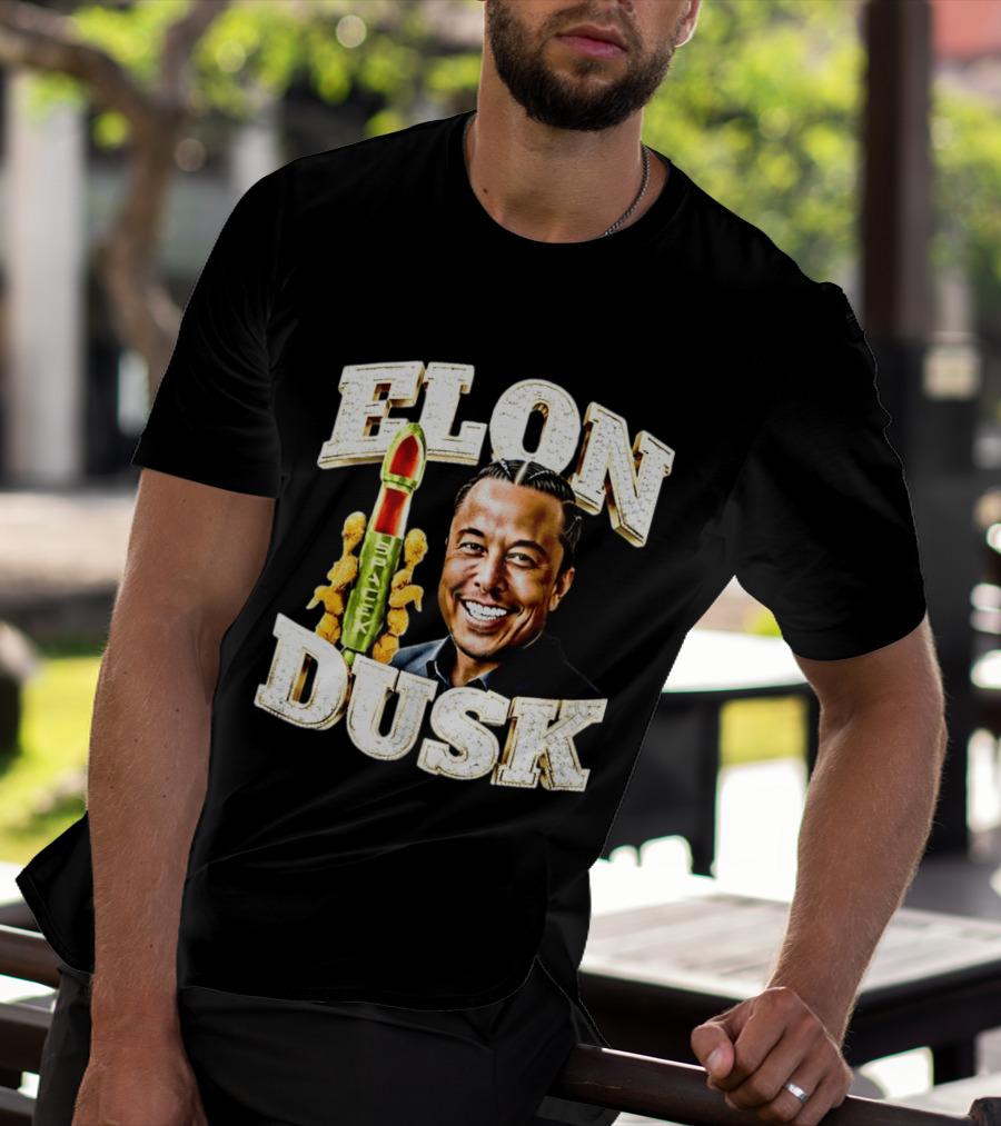 Elon Dusk SpaceX Rocket And Teddy Bears T-Shirt