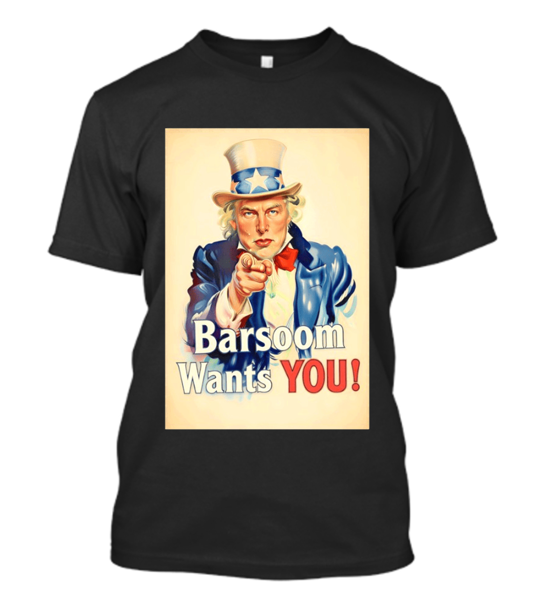 Elon Musk Uncle Sam Barsoom Wants You T-Shirt