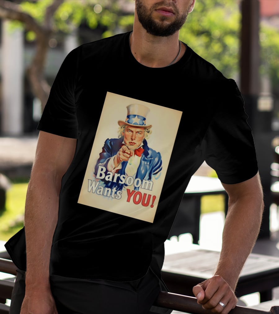 Elon Musk Uncle Sam Barsoom Wants You T-Shirt