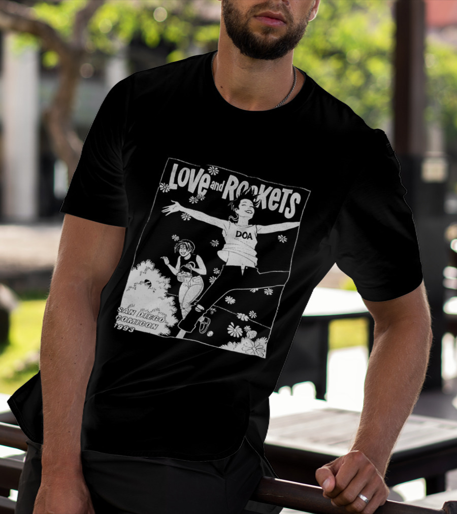 Love And Rockets San Diego Comicon 1993 Classic Cover T-Shirt