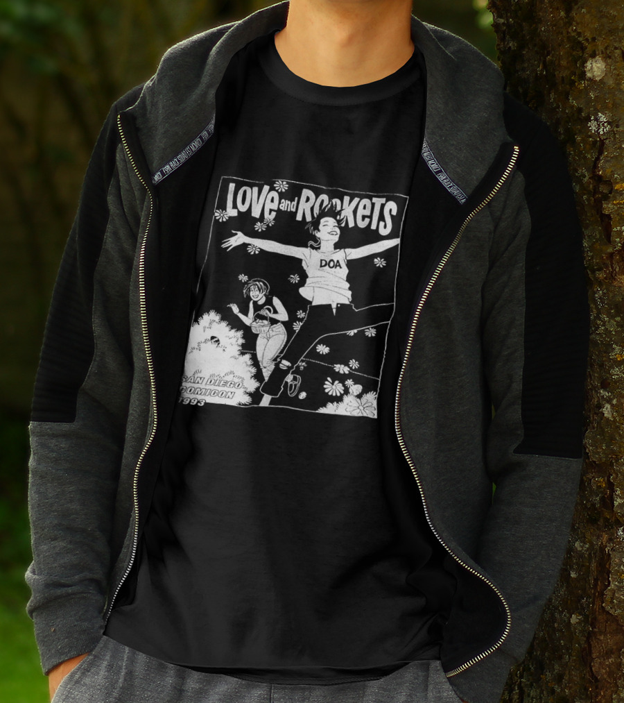 Love And Rockets San Diego Comicon 1993 Classic Cover T-Shirt