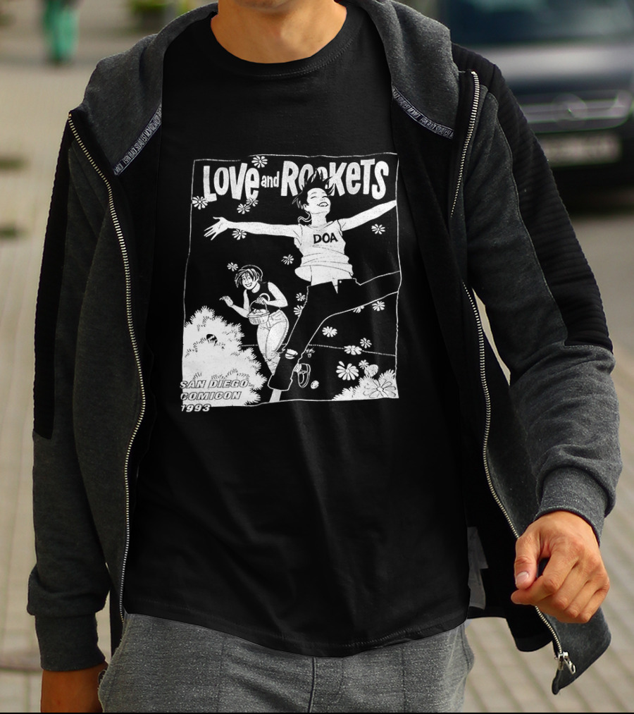 Love And Rockets San Diego Comicon 1993 Classic Cover T-Shirt