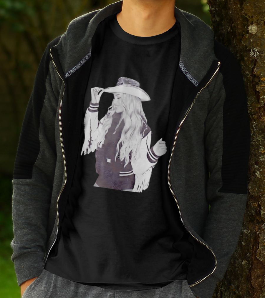 Megan Moroney Cloud 9 Tour 2026 Fringed Cowboy Hat And Jacket T-Shirt