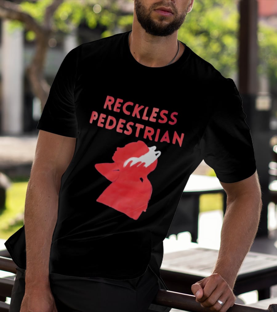 Reckless Pedestrian Bold Red T-Shirt