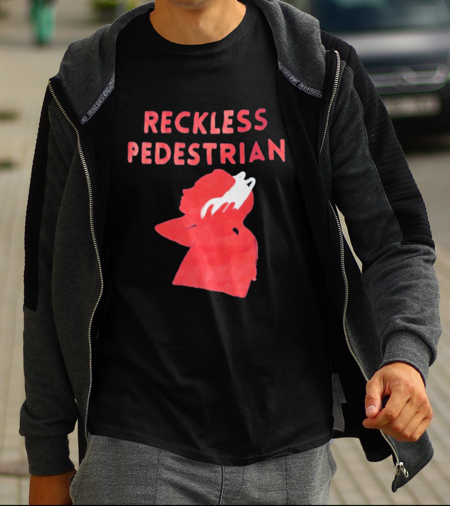Reckless Pedestrian Bold Red T-Shirt