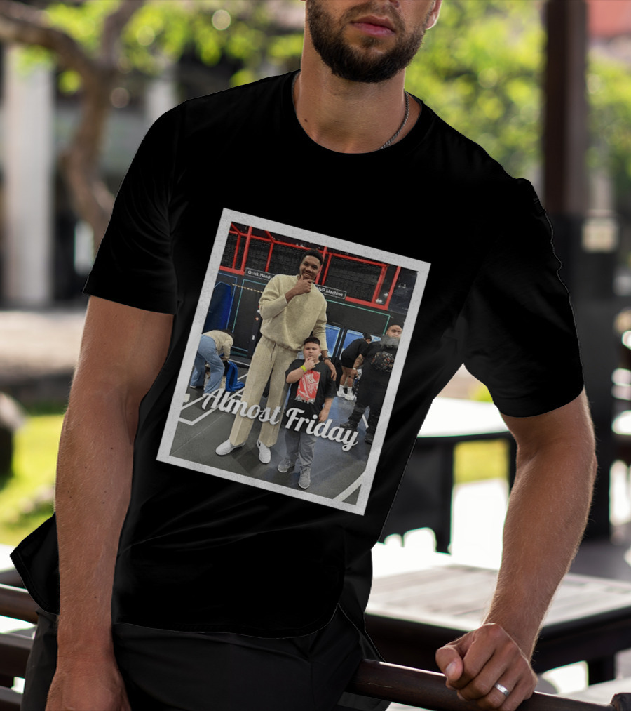Rizzler Giannis Almost Friday MVP Machine T-Shirt