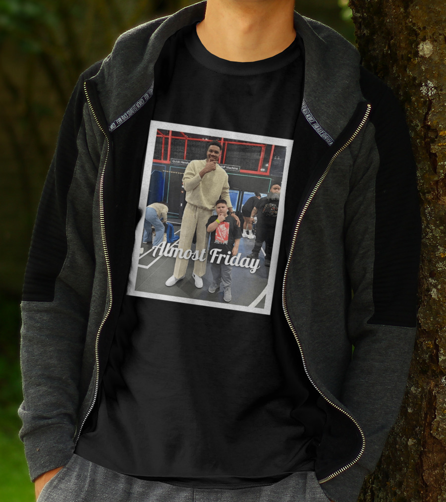 Rizzler Giannis Almost Friday MVP Machine T-Shirt