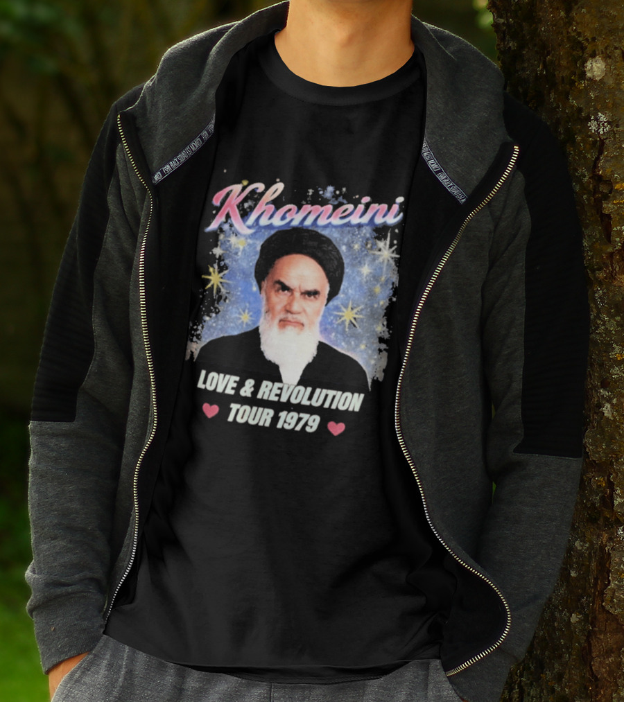 Khomeini Love & Revolution Tour 1979 T-Shirt