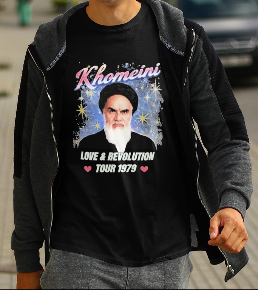 Khomeini Love & Revolution Tour 1979 T-Shirt