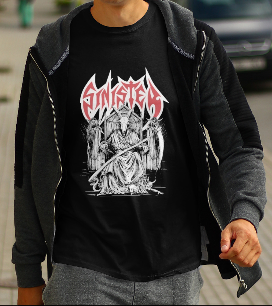 Sinister Entering The Underworld Metal Band T-Shirt