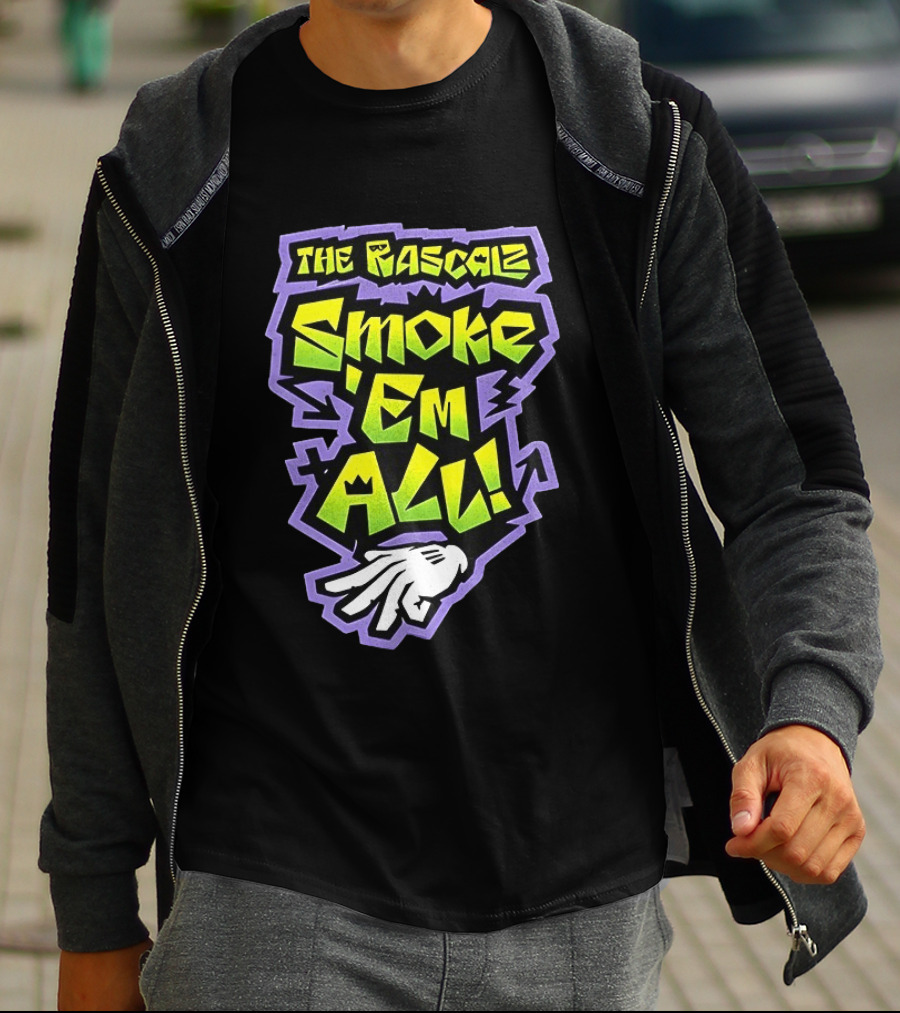 The Rascalz Smoke 'Em All Hand Gesture Street T-Shirt