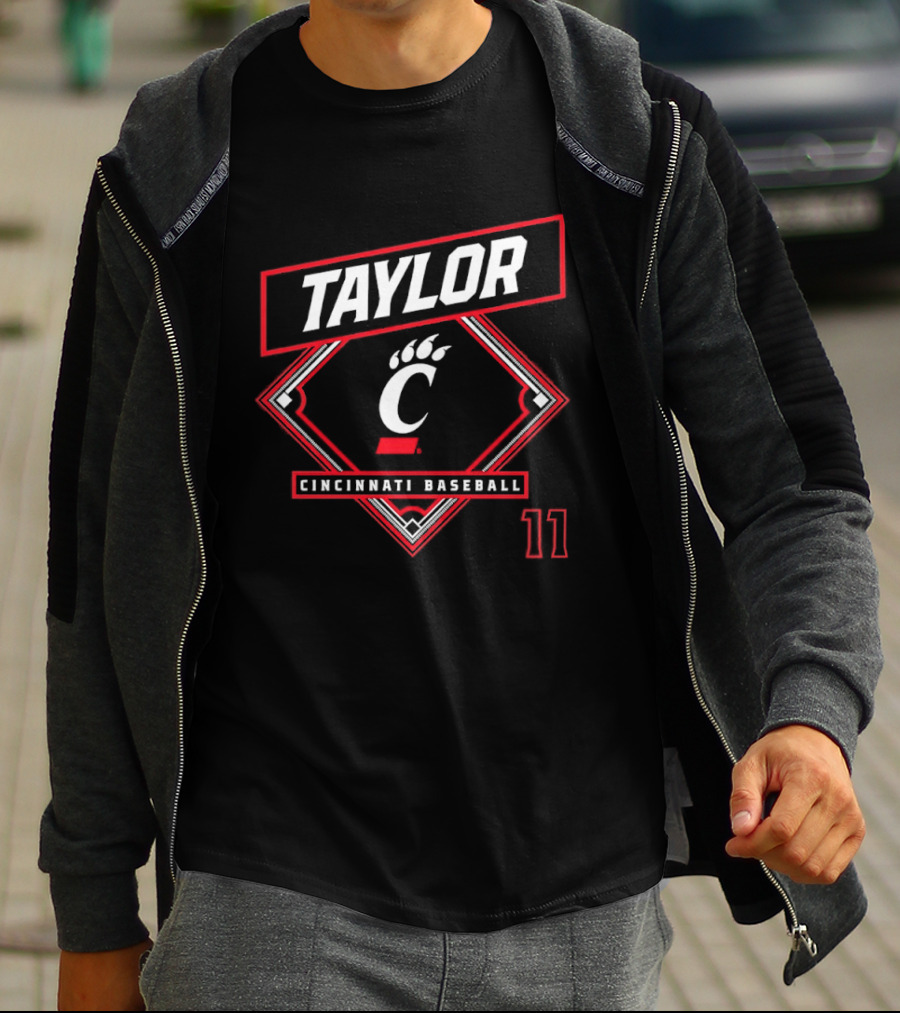 Cincinnati Bearcats Baseball Taylor 11 T-Shirt