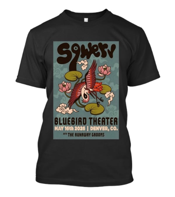 Skwerv Bluebird Theater Denver May 16 2026 The Runaway Grooms Event T-Shirt