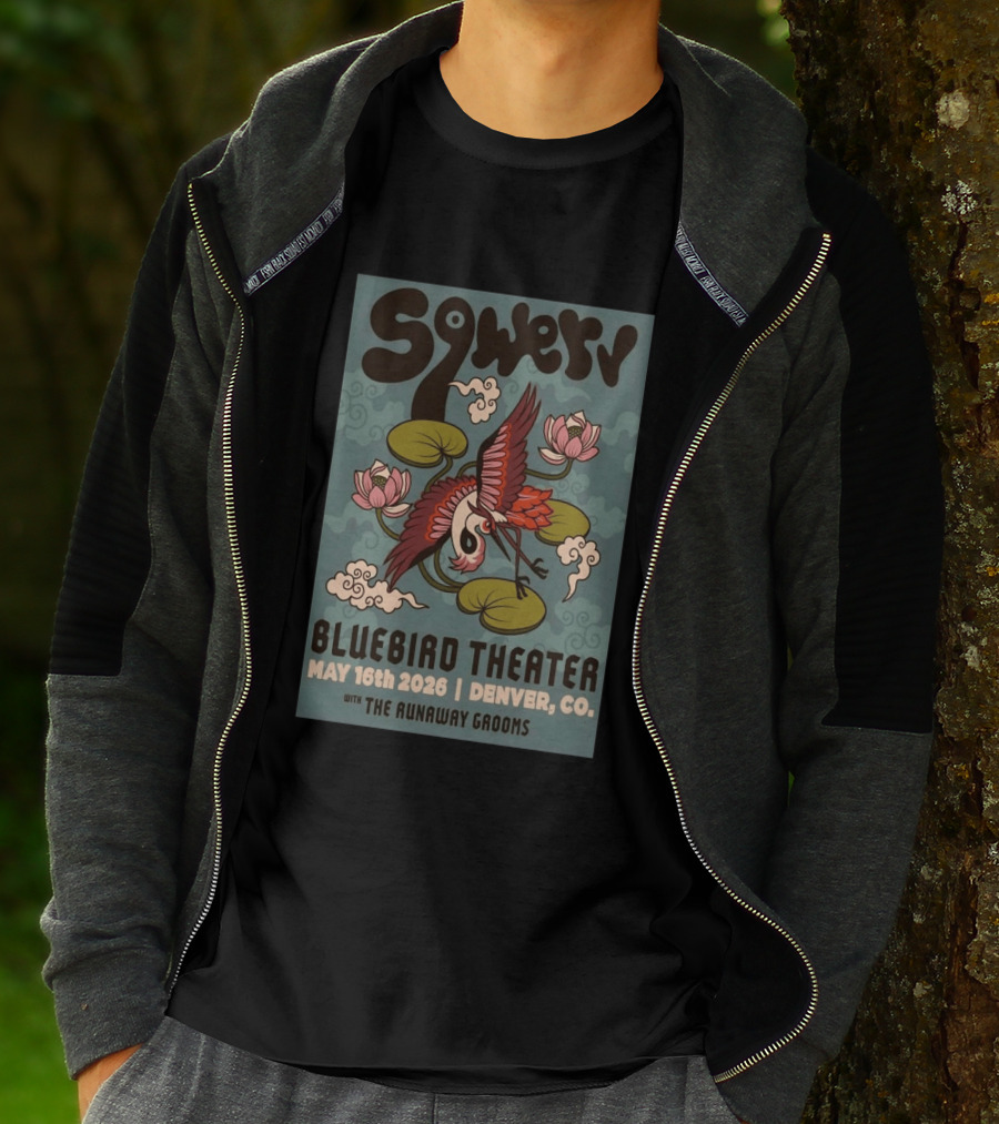 Skwerv Bluebird Theater Denver May 16 2026 The Runaway Grooms Event T-Shirt