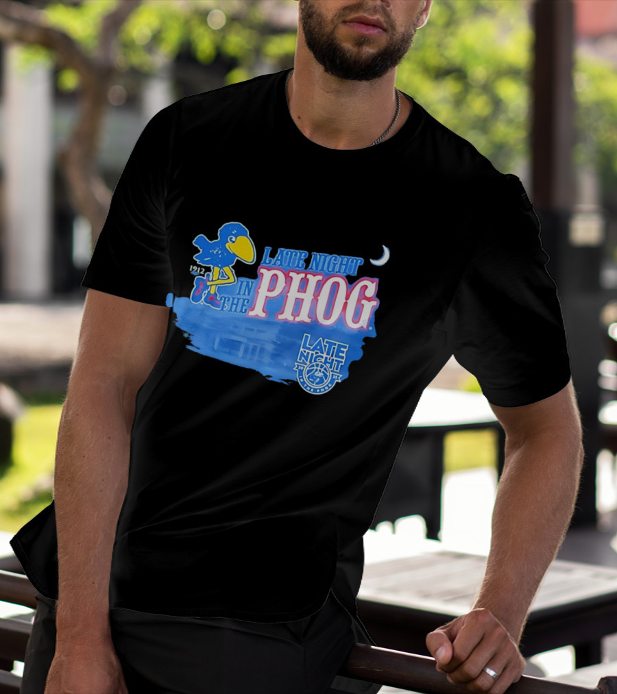 Late Night In The Phog Kansas Jayhawks Since 1912 Basketball Tradition T-Shirt