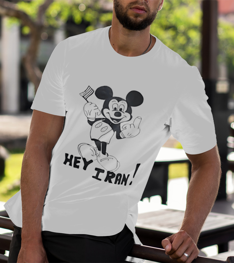 Hey Iran Mickey Mouse T-Shirt