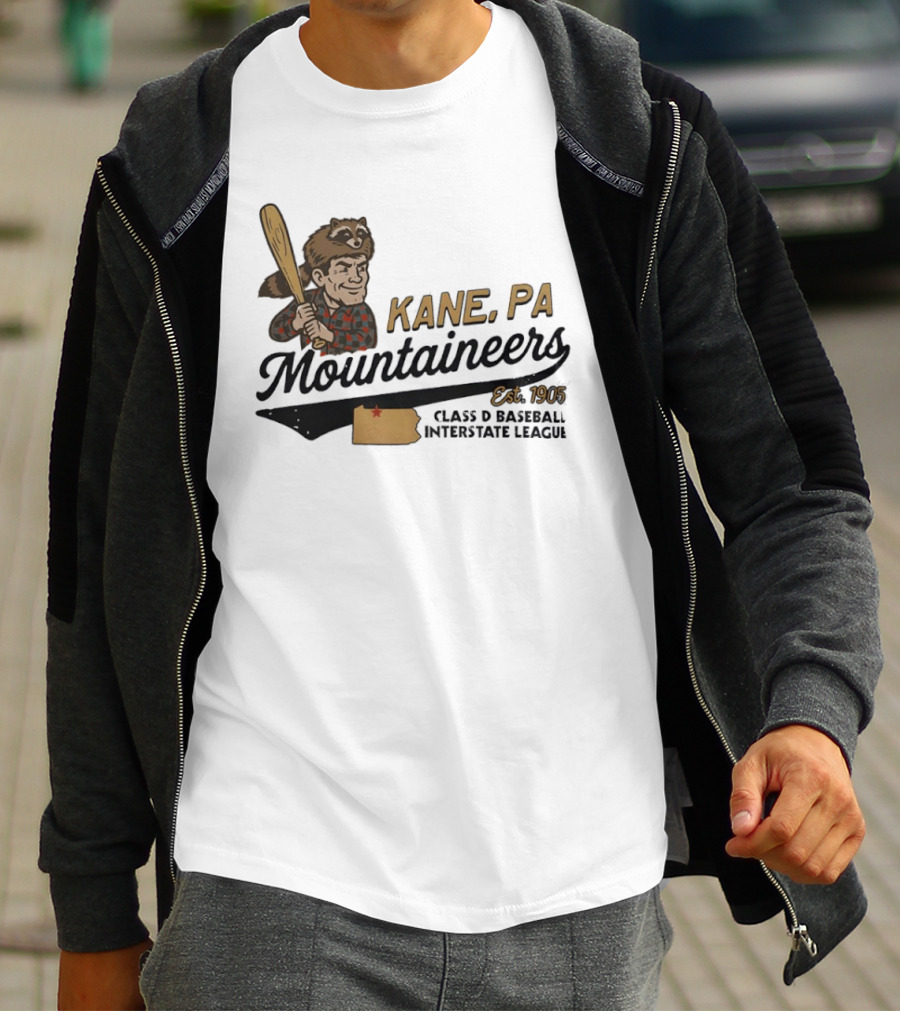 Kane Mountaineers Kane PA Est 1905 Class D Baseball Interstate League T-Shirt