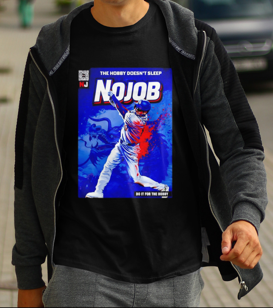 Shohei Ohtani Nojob The Hobby Doesn't Sleep Do It For The Hobby Baseball Dragon T-Shirt