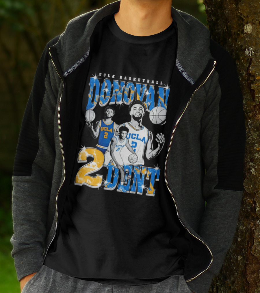 Donovan Dent 2 UCLA Bruins Basketball Player Vintage Team Spirit T-Shirt