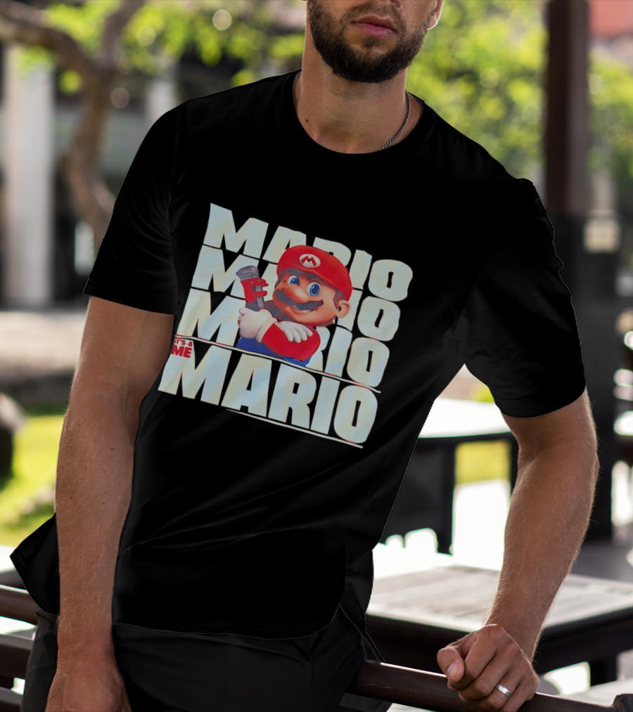 Mario Bros Red Movie It's A Me T-Shirt