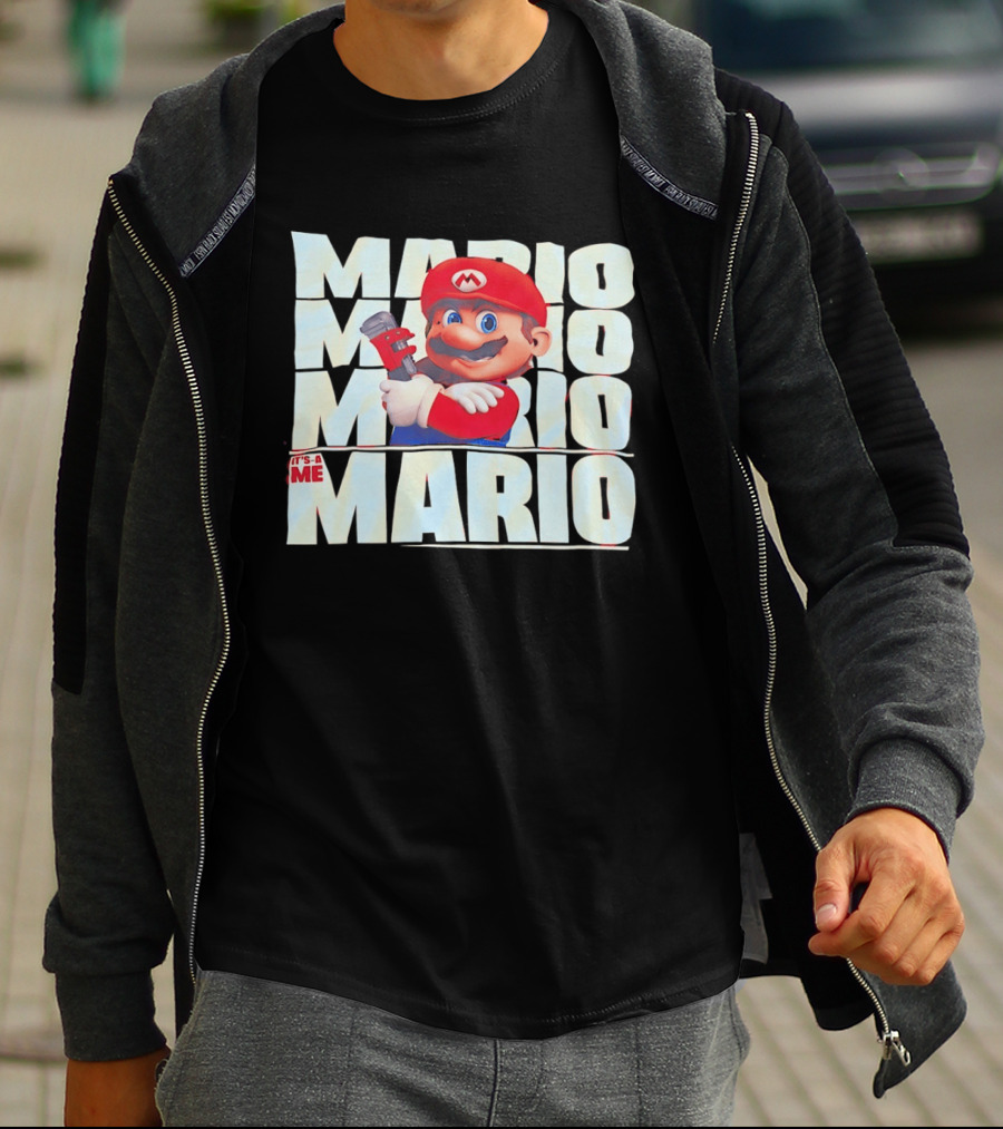 Mario Bros Red Movie It's A Me T-Shirt