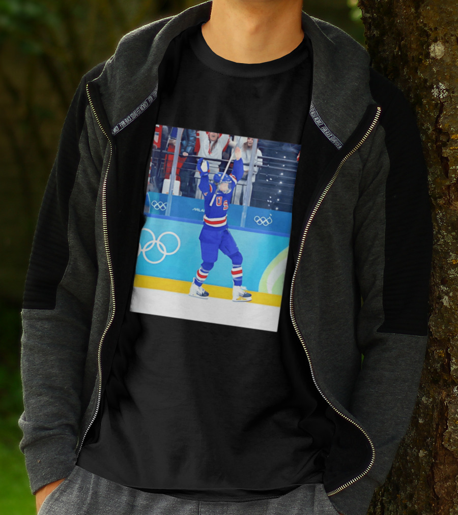 Megan Keller USA Women's Ice Hockey 2026 Olympics Celebration T-Shirt
