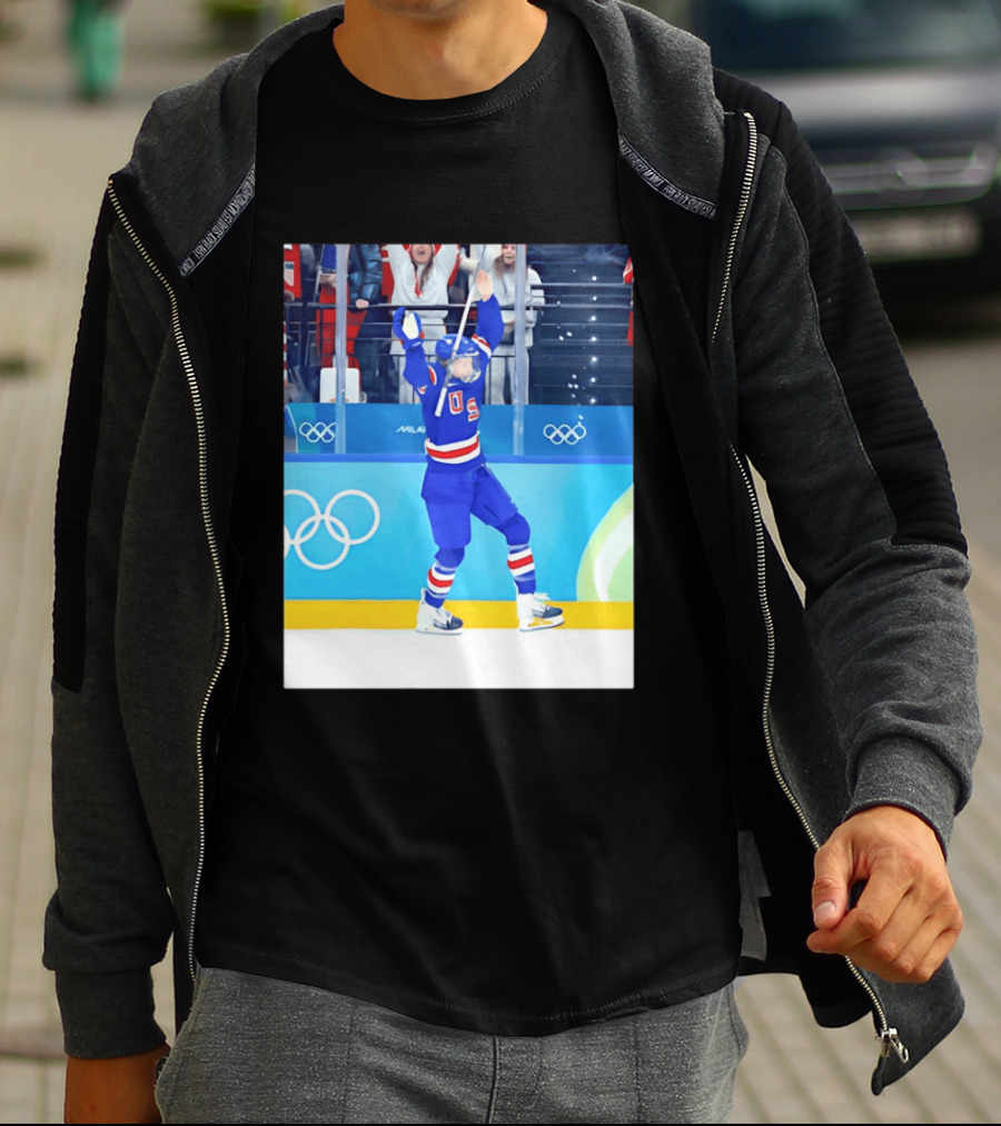 Megan Keller USA Women's Ice Hockey 2026 Olympics Celebration T-Shirt
