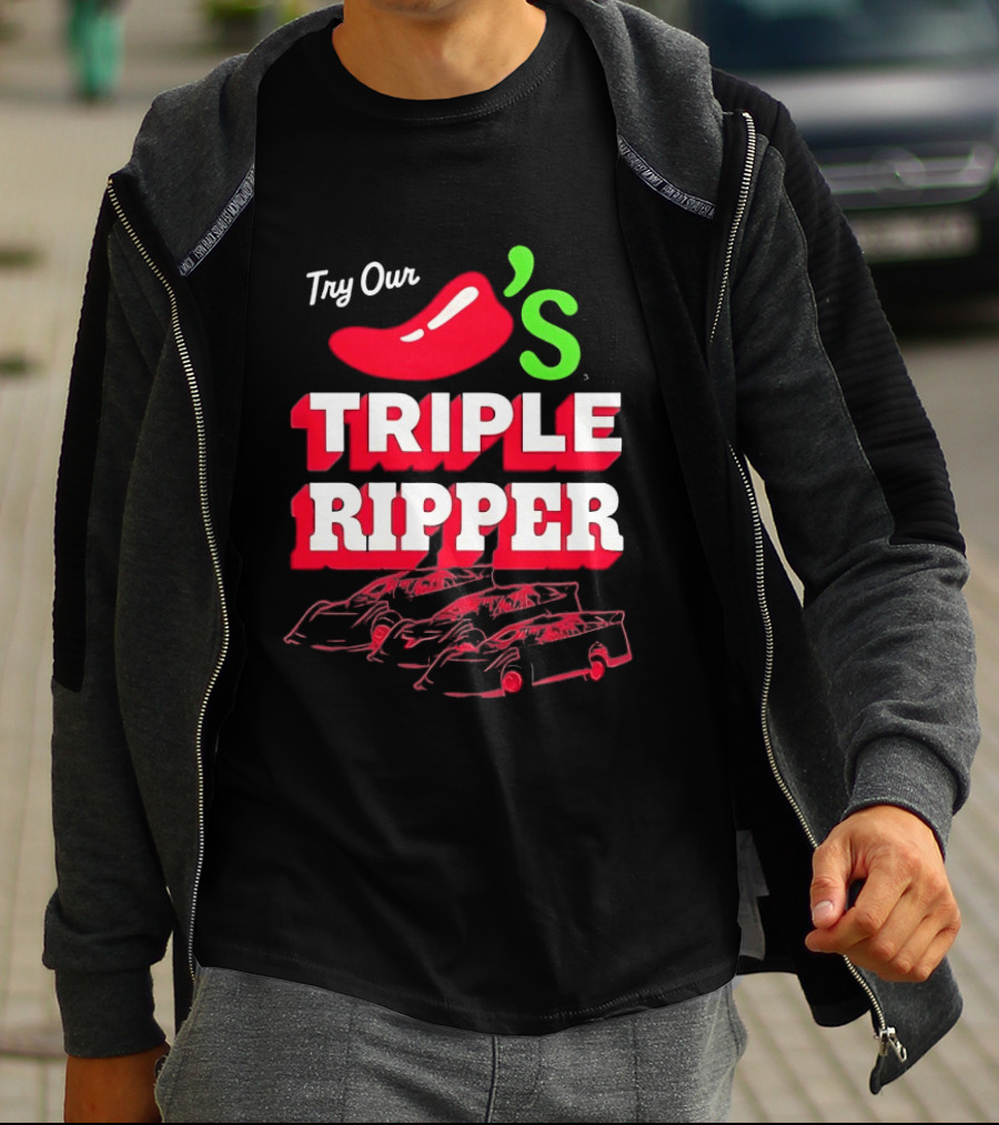 Try Our Chili's Triple Ripper Racing Cars T-Shirt