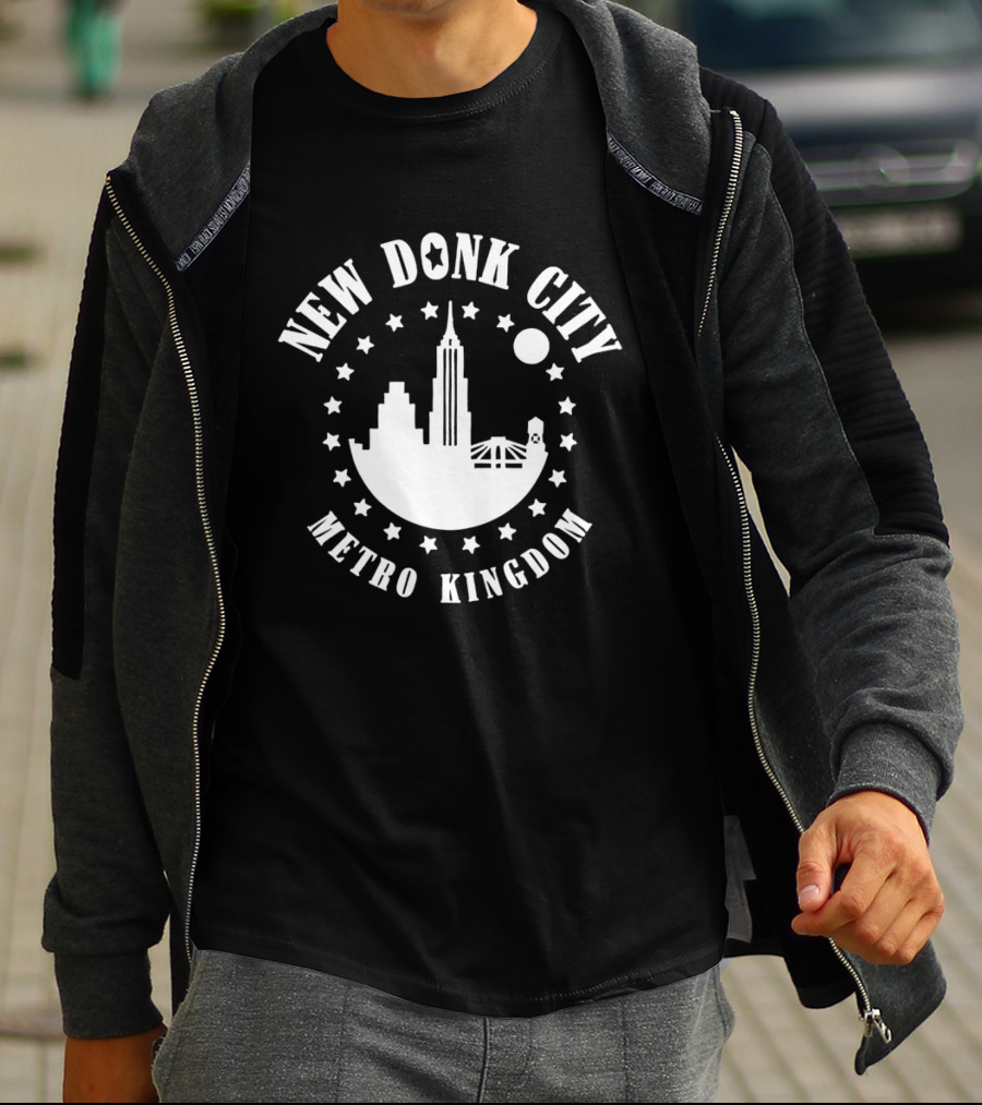 New Donk City Metro Kingdom Skyline And Stars T-Shirt