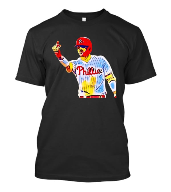 Philadelphia Phillies Nick Castellanos Gesture Baseball Moment T-Shirt
